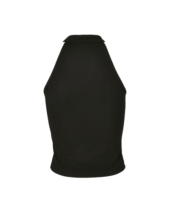 BUILD YOUR BRAND LADIES TURTLENECK SHORT TOP T-Shirt personalisierbar