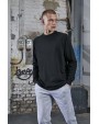 T-shirt personnalisable BUILD YOUR BRAND Organic Long Sleeve With Cuffrib