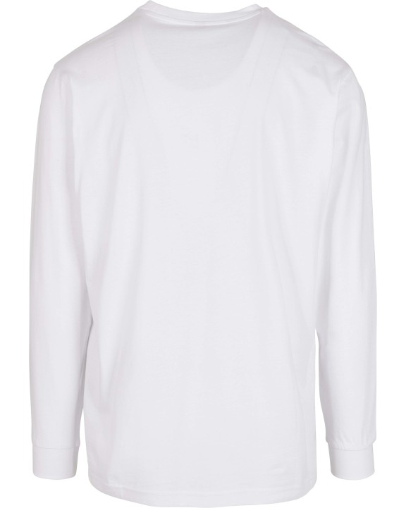 T-shirt personnalisable BUILD YOUR BRAND Organic Long Sleeve With Cuffrib