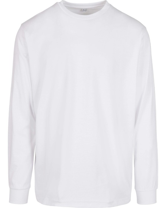 T-shirt personnalisable BUILD YOUR BRAND Organic Long Sleeve With Cuffrib