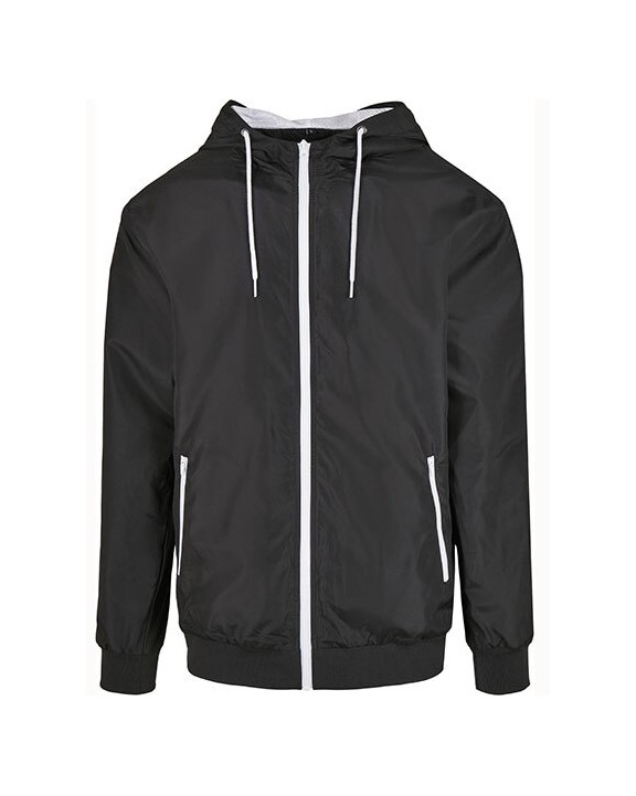 BUILD YOUR BRAND RECYCLED WINDRUNNER Jacke personalisierbar