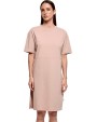 Robe personnalisable BUILD YOUR BRAND Ladies´ Organic Oversized Slit Tee Dress
