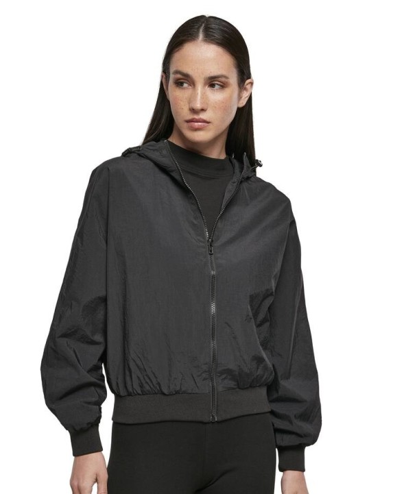 Veste personnalisable BUILD YOUR BRAND Ladies´ Crinkle Batwing Jacket