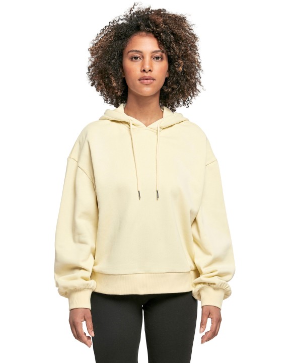 BUILD YOUR BRAND Ladies´ Organic Oversized Hoody Sweatshirt personalisierbar