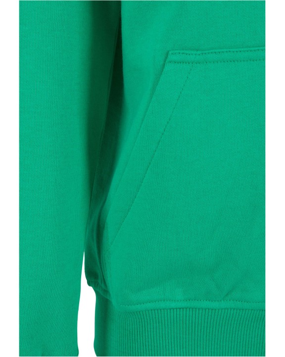 Sweater BUILD YOUR BRAND Kids´ Organic Basic Zip Hoody voor bedrukking &amp; borduring