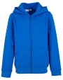 Sweater BUILD YOUR BRAND Kids´ Organic Basic Zip Hoody voor bedrukking &amp; borduring