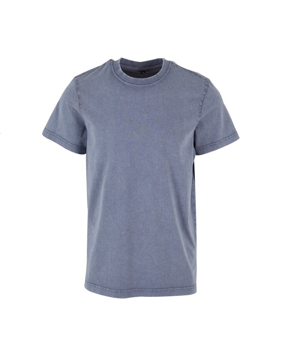 BUILD YOUR BRAND ACID WASHED ROUND NECK TEE T-Shirt personalisierbar
