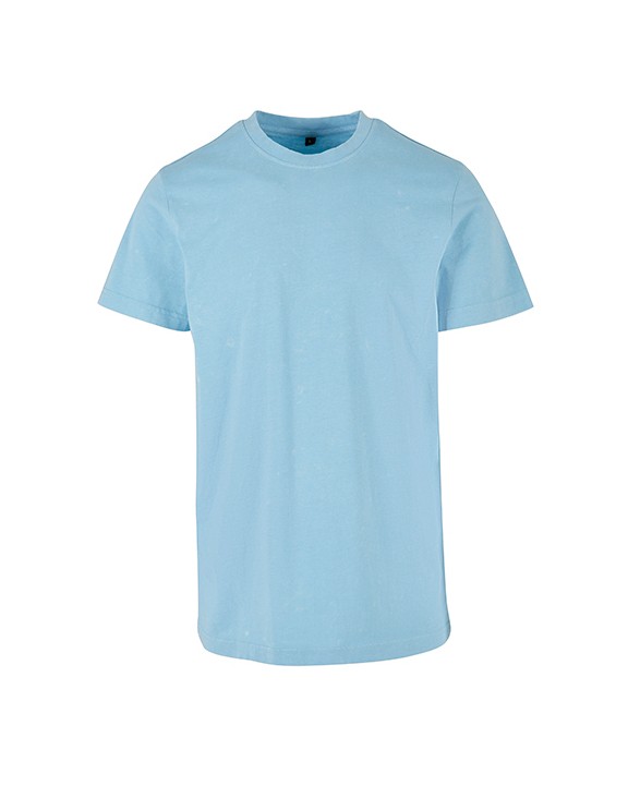 T-shirt personnalisable BUILD YOUR BRAND ACID WASHED ROUND NECK TEE