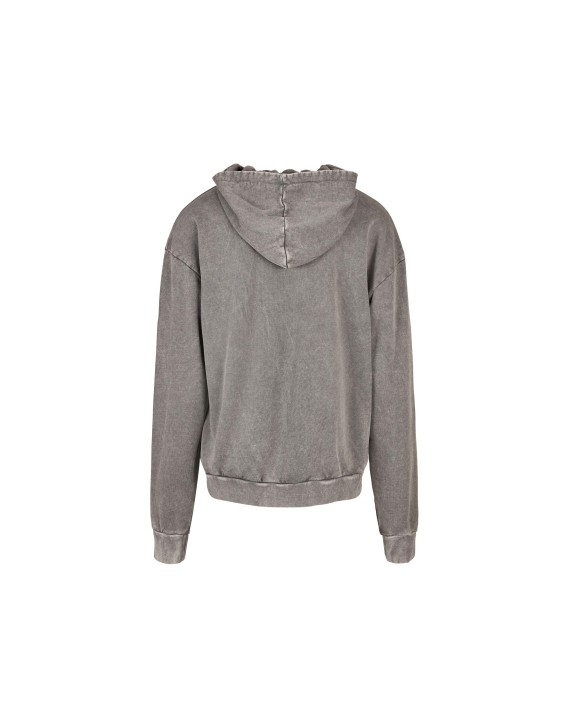 Sweat-shirt personnalisable BUILD YOUR BRAND ACID WASHED OVERSIZE HOODY