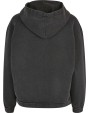 Sweater BUILD YOUR BRAND Ladies´ Acid Washed Oversize Hoody voor bedrukking &amp; borduring