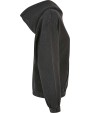 Sweater BUILD YOUR BRAND Ladies´ Acid Washed Oversize Hoody voor bedrukking &amp; borduring
