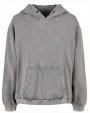 Sweater BUILD YOUR BRAND Ladies´ Acid Washed Oversize Hoody voor bedrukking &amp; borduring
