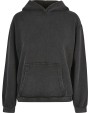 Sweater BUILD YOUR BRAND Ladies´ Acid Washed Oversize Hoody voor bedrukking &amp; borduring