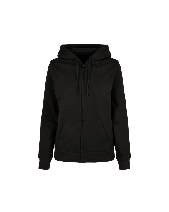 Sweat-shirt personnalisable BUILD YOUR BRAND LADIES BASIC ZIP HOODY