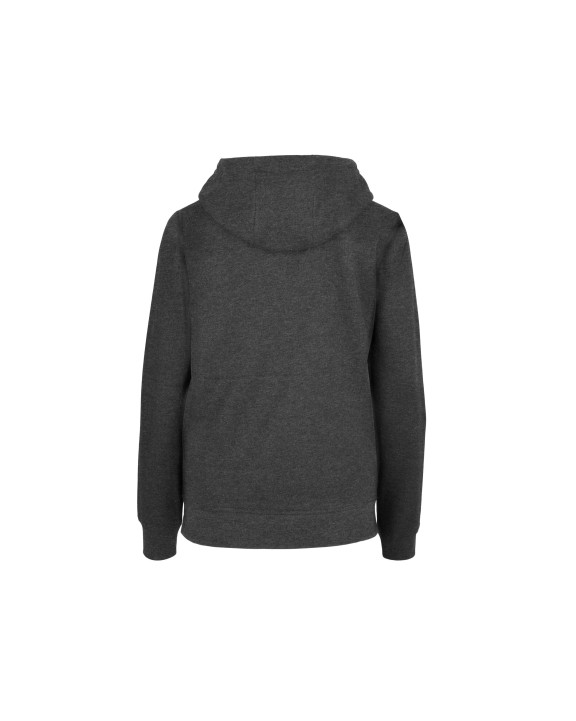 Sweater BUILD YOUR BRAND LADIES BASIC ZIP HOODY voor bedrukking &amp; borduring