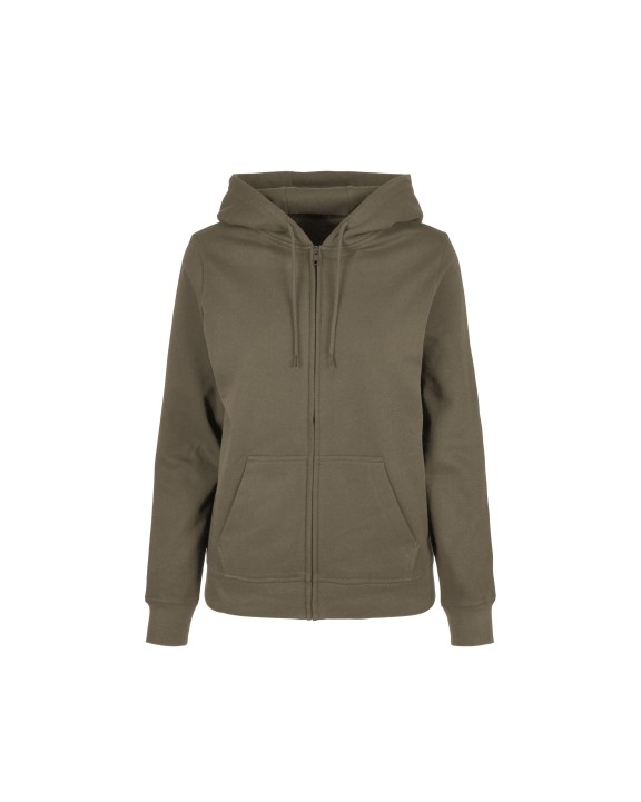 Sweat-shirt personnalisable BUILD YOUR BRAND LADIES BASIC ZIP HOODY