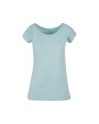BUILD YOUR BRAND LADIES WIDE NECK TEE T-Shirt personalisierbar