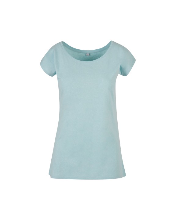 BUILD YOUR BRAND LADIES WIDE NECK TEE T-Shirt personalisierbar