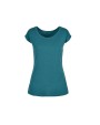 BUILD YOUR BRAND LADIES WIDE NECK TEE T-Shirt personalisierbar