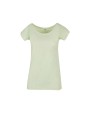 BUILD YOUR BRAND LADIES WIDE NECK TEE T-Shirt personalisierbar