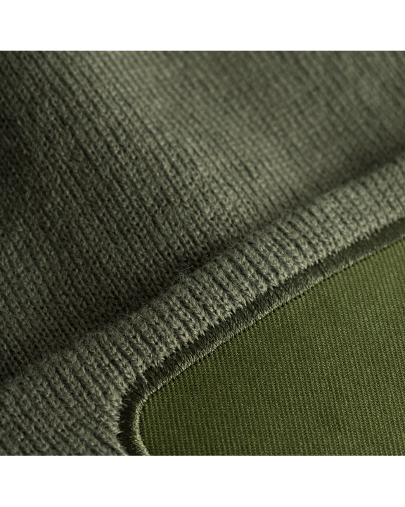 PRINTWEAR Knitted Hat With Patch Mütze, Schal & Handschuh personalisierbar