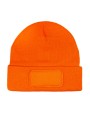PRINTWEAR Knitted Hat With Patch Mütze, Schal & Handschuh personalisierbar