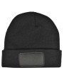 PRINTWEAR Knitted Hat With Patch Mütze, Schal & Handschuh personalisierbar