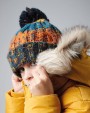 BEECHFIELD JUNIOR CORKSCREW POM POM BEANIE Mütze, Schal & Handschuh personalisierbar