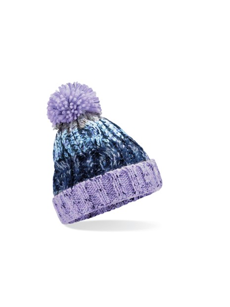 BEECHFIELD JUNIOR CORKSCREW POM POM BEANIE lavender fizz personnalisable