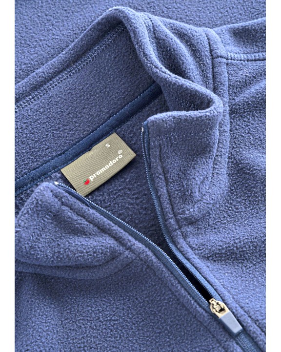 PROMODORO Women´s Recycled Fleece Troyer Polar Fleece personalisierbar