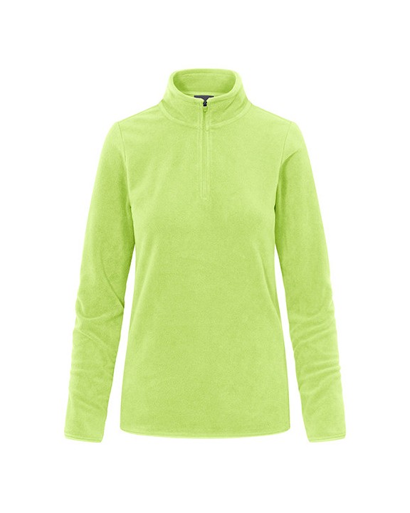 PROMODORO Women´s Recycled Fleece Troyer Polar Fleece personalisierbar