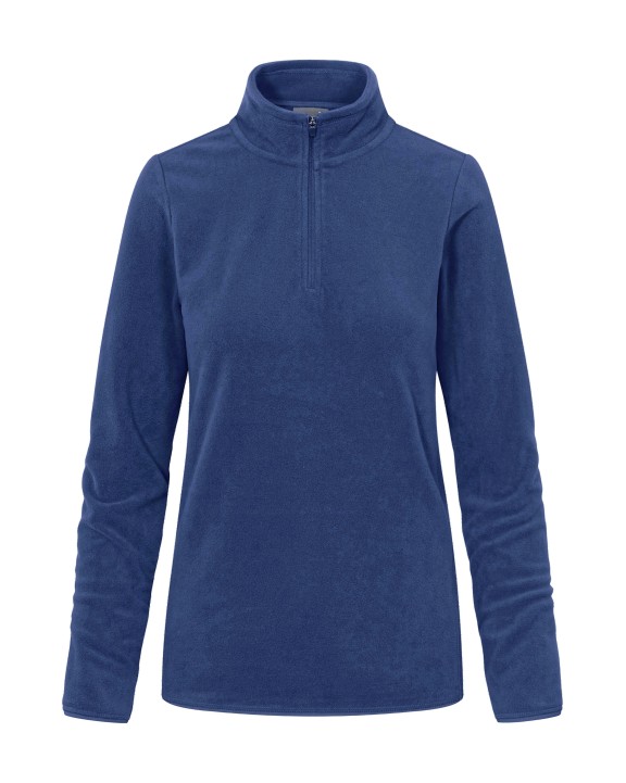 PROMODORO Women´s Recycled Fleece Troyer Polar Fleece personalisierbar