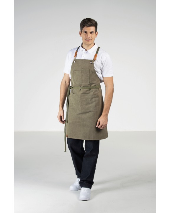 EXNER Unisex Bib Apron Schürze personalisierbar