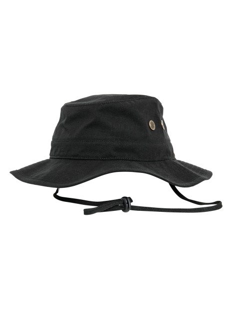 FLEXFIT Chapeau Angler noir personnalisable