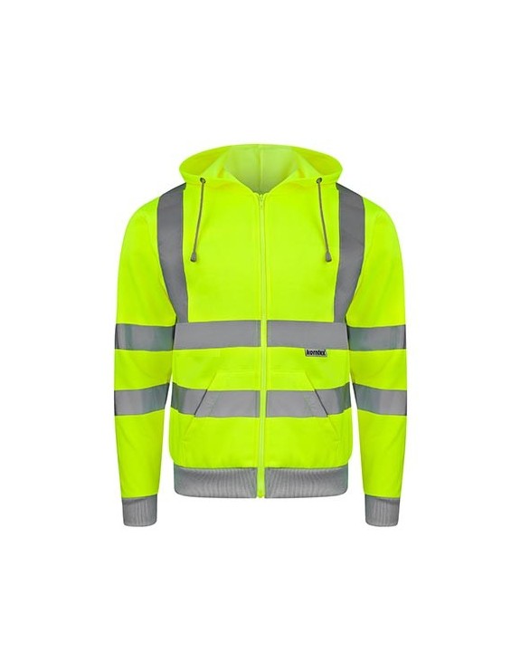 KORNTEX Hi-Vis Zipper Hoody Galway Jacke personalisierbar