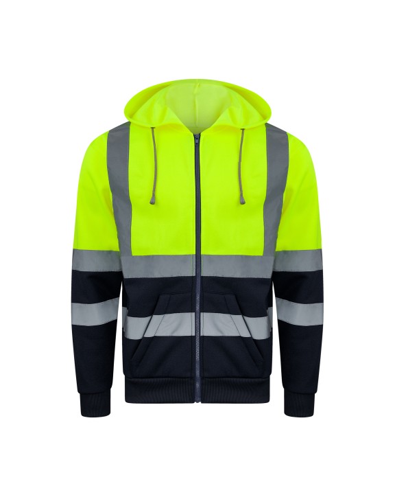 KORNTEX Hi-Vis Zipper Hoody Galway Jacke personalisierbar