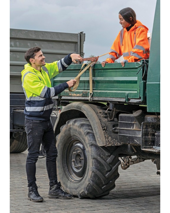 Veste personnalisable KORNTEX Hi-Vis Zipper Hoody Galway