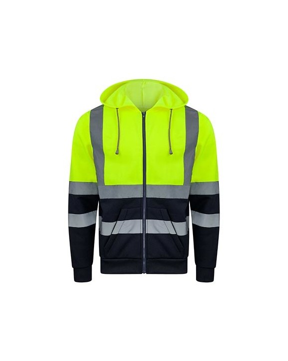 KORNTEX Hi-Vis Zipper Hoody Galway Jacke personalisierbar