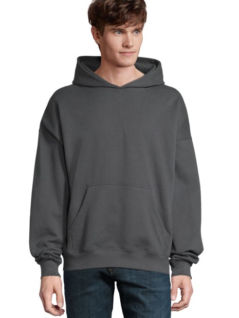 Sweat-shirts à personnaliser SOL'S Unisex Connor Oversized Hoodie gris souris
