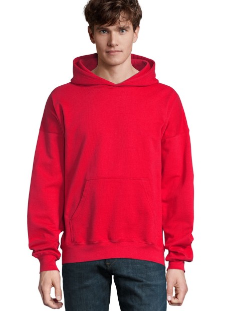 Sweat-shirts à personnaliser SOL'S Unisex Connor Oversized Hoodie crimson