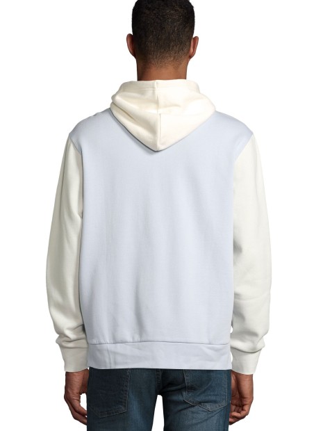 Sweat-shirts à personnaliser SOL'S Unisex Collins Hooded Sweatshirt bleu cremeux