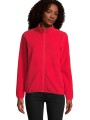 Vestes à personnaliser SOL'S Women´s Factor Zipped Fleece Jacket rouge