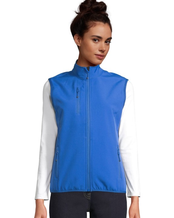 Veste personnalisable SOL'S Women´s Falcon Zipped Softshell Bodywarmer