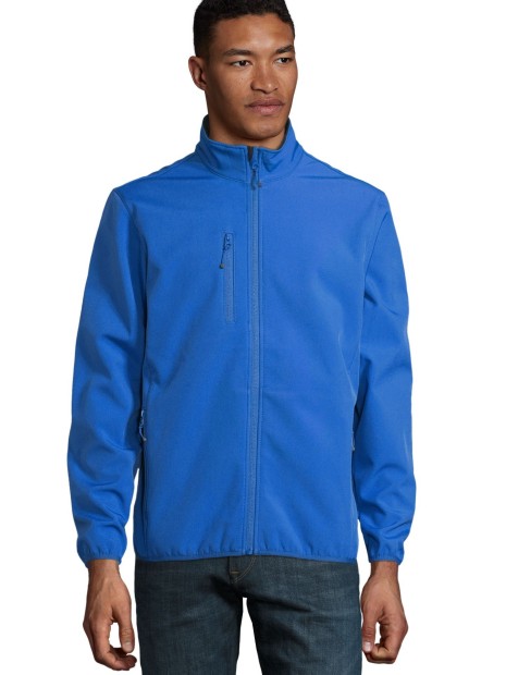 Vestes à personnaliser SOL'S Men´s Falcon Zipped Softshell Jacket royal