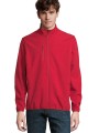 Vestes à personnaliser SOL'S Men´s Falcon Zipped Softshell Jacket rouge piment