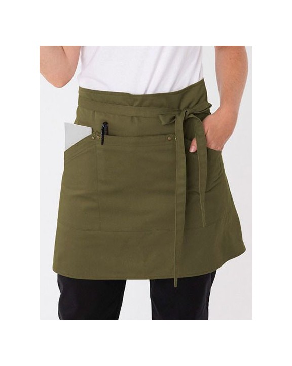 LE CHEF Utility Waist Apron Schürze personalisierbar