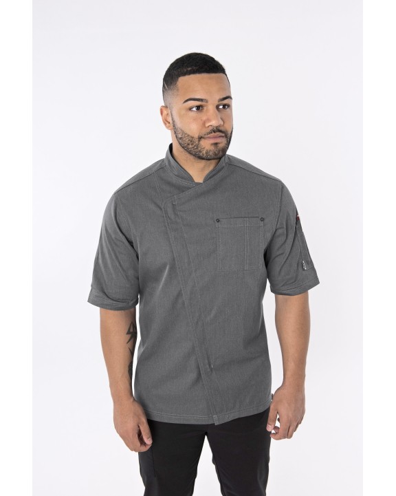LE CHEF Unisex Asymmetric Jacket Schürze personalisierbar