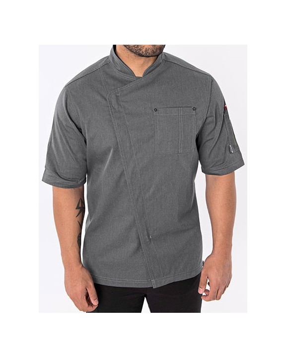 LE CHEF Unisex Asymmetric Jacket Schürze personalisierbar