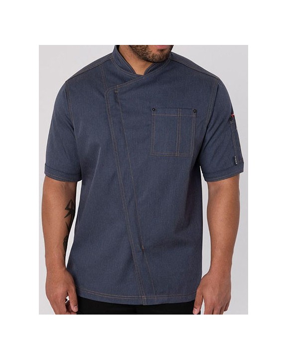 LE CHEF Unisex Asymmetric Jacket Schürze personalisierbar