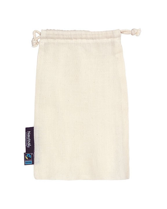 Tas & zak NEUTRAL Cotton Bag With Drawstrings (5 Pieces) voor bedrukking &amp; borduring